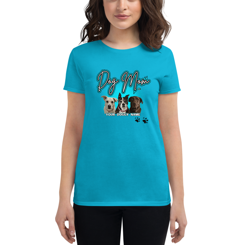 Dog Mom Custom Women's Middleweight T-Shirt