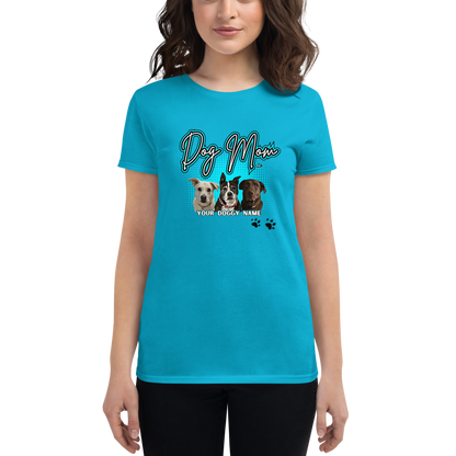 Dog Mom Custom Women's Middleweight T-Shirt